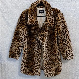 Faux fur coat